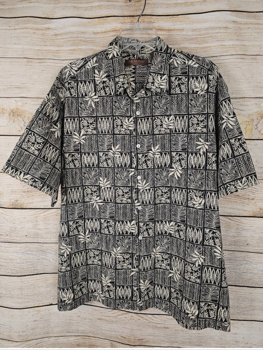 Tori Richard Honolulu Hawaiian Shirt 100% Cotton Lawn Men's Size Xlarge